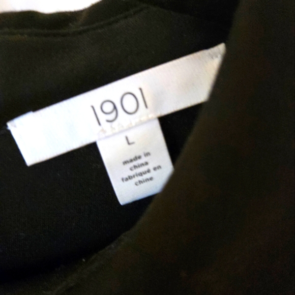 1901 Black and White Dress - Picture 3 of 4